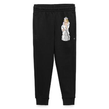 pièce d’échecs reine échecs - Pantalon de survêtement enfant/adolescent premium - noir - Devant - AI Model Kid Male (0cm)