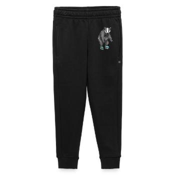 Dachs Eislaufen Schlittschuhe - Kinder/Teenager Premium Sweathose - Schwarz - Vorne - AI Model Kid Male (0cm)