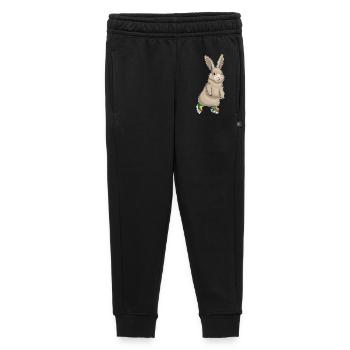 Bunny Patinage sur glace Patins à glace - Pantalon de survêtement enfant/adolescent premium - noir - Devant - AI Model Kid Male (0cm)