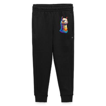 Alpaga - Pantalon de survêtement enfant/adolescent premium - noir - Devant - AI Model Kid Male (0cm)
