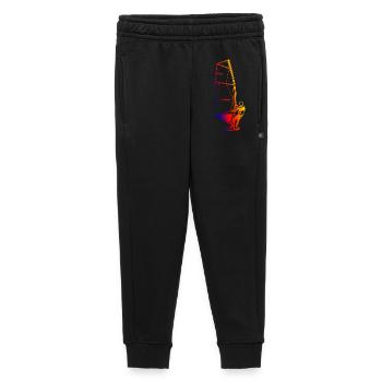 Windsurfer rétro - Pantalon de survêtement enfant/adolescent premium - noir - Devant - AI Model Kid Male (0cm)