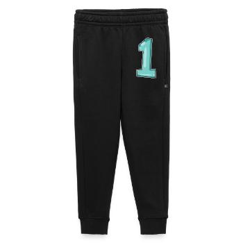 1 - Pantalon de survêtement enfant/adolescent premium - noir - Devant - AI Model Kid Male (0cm)