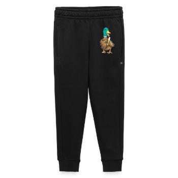 Canard Banane - Pantalon de survêtement enfant/adolescent premium - noir - Devant - AI Model Kid Male (0cm)