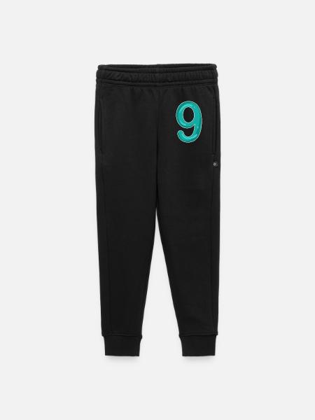 Number 9 - Nine - 9 Motif - Kids’/Teens' Premium Sweatpants - black