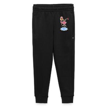 Flamingo Angler Fisch Angeln - Kinder/Teenager Premium Sweathose - Schwarz - Vorne - AI Model Kid Male (0cm)