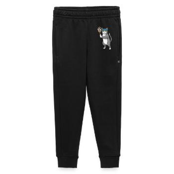 Raquette de tennis Cat Tennis - Pantalon de survêtement enfant/adolescent premium - noir - Devant - AI Model Kid Male (0cm)