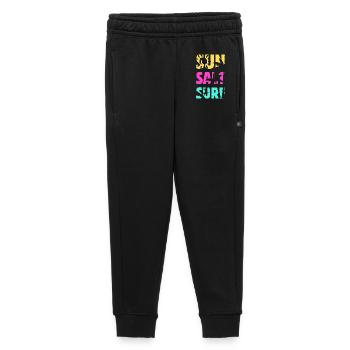 Sun Salt Surf Summer - Kids’/Teens' Premium Sweatpants - black - Front - AI Model Kid Male (0cm)