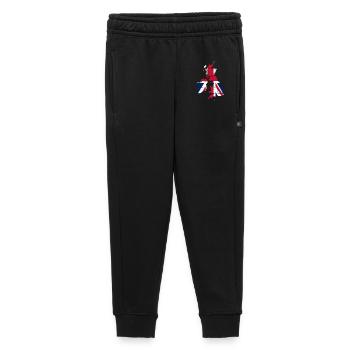 United Kingdom Flag Landscape England - Kids’/Teens' Premium Sweatpants - black - Front - AI Model Kid Male (0cm)