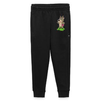 Deer Bowling Bowling Ball - Kids’/Teens' Premium Sweatpants - black - Front - AI Model Kid Male (0cm)