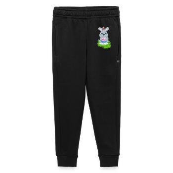 Gâteau d’anniversaire lapin - Pantalon de survêtement enfant/adolescent premium - noir - Devant - AI Model Kid Male (0cm)