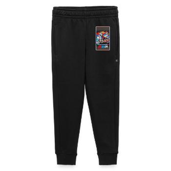 Conception du drapeau national du loup de Serbie - Pantalon de survêtement enfant/adolescent premium - noir - Devant - AI Model Kid Male (0cm)