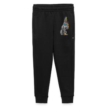 Chapeau de fête d’anniversaire Doberman - Pantalon de survêtement enfant/adolescent premium - noir - Devant - AI Model Kid Male (0cm)