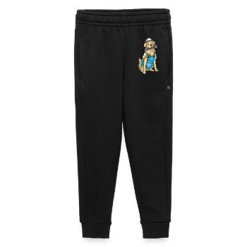 Labrador Mechanic Wrench Workshop - Kids’/Teens' Premium Sweatpants - black - Front - AI Model Kid Male (0cm)