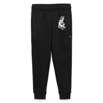 Unicorn Chef Ramen Cooking - Kids’/Teens' Premium Sweatpants - black - Front - AI Model Kid Male (0cm)