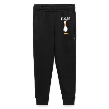 Seagull Holiday Sea Coast North Sea Coast - Kids’/Teens' Premium Sweatpants - black - Front - AI Model Kid Male (0cm)