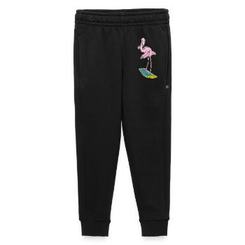 Été de surf sur planche de surf au flamant rose - Pantalon de survêtement enfant/adolescent premium - noir - Devant - AI Model Kid Male (0cm)