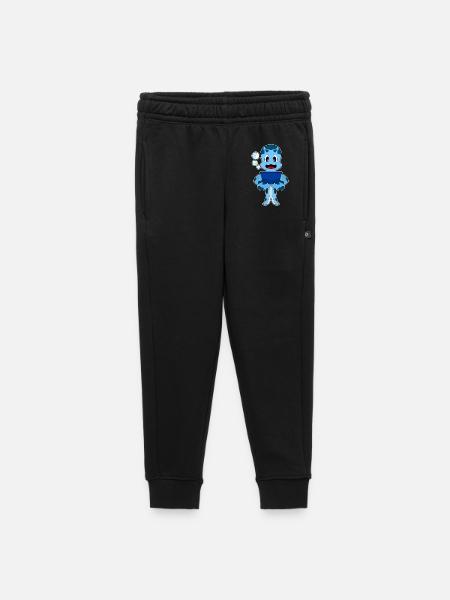 Ordinateur portable Octopus - Pantalon de survêtement enfant/adolescent premium - noir - Devant