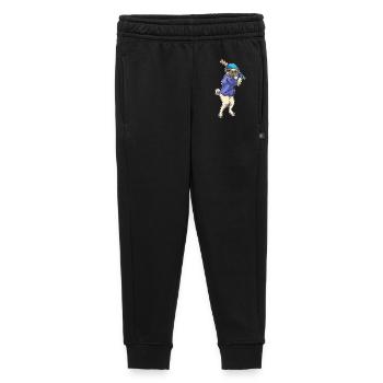 Pug Baseball Baseball Bat - Kids’/Teens' Premium Sweatpants - black - Front - AI Model Kid Male (0cm)