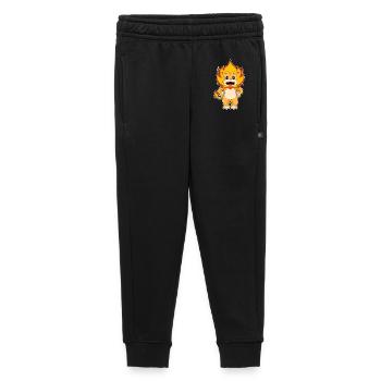 Funny Lion - Kids’/Teens' Premium Sweatpants - black - Front - AI Model Kid Male (0cm)