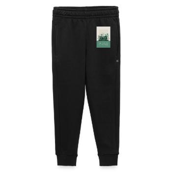 Feel the Nature on Two Wheels - Kids’/Teens' Premium Sweatpants - black - Front - AI Model Kid Male (0cm)