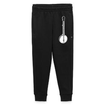 Banjo Musique Country - Pantalon de survêtement enfant/adolescent premium - noir - Devant - AI Model Kid Male (0cm)