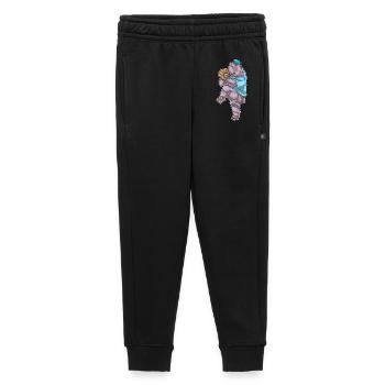 Hippopotamus Baseball Baseball Glove - Kids’/Teens' Premium Sweatpants - black - Front - AI Model Kid Male (0cm)