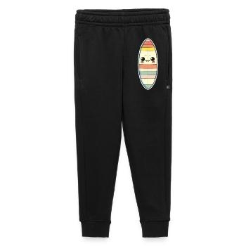 Surfboard Comic Style - Kids’/Teens' Premium Sweatpants - black - Front - AI Model Kid Male (0cm)