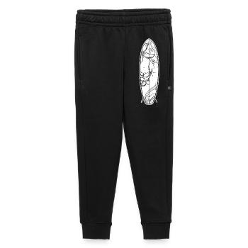Cartoon Surfbrett - Kinder/Teenager Premium Sweathose - Schwarz - Vorne - AI Model Kid Male (0cm)