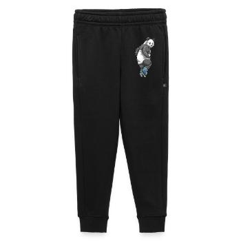 Panda Inline skating Inline skates - Kids’/Teens' Premium Sweatpants - black - Front - AI Model Kid Male (0cm)