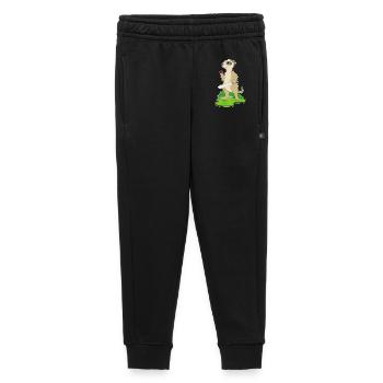 Meerkat Cricket Cricket Bats - Kids’/Teens' Premium Sweatpants - black - Front - AI Model Kid Male (0cm)