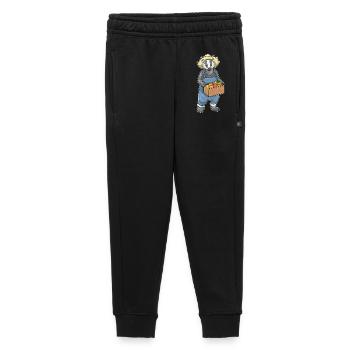 Dachs Landwirt Obst Bauernhof - Kinder/Teenager Premium Sweathose - Schwarz - Vorne - AI Model Kid Male (0cm)