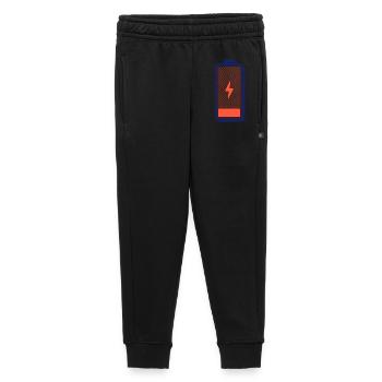 Battery Empty – Charge Me! - Kids’/Teens' Premium Sweatpants - black - Front - AI Model Kid Male (0cm)