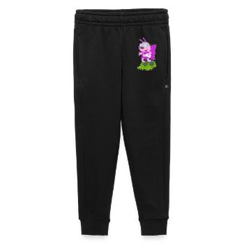 École papier des élèves papillons - Pantalon de survêtement enfant/adolescent premium - noir - Devant - AI Model Kid Male (0cm)