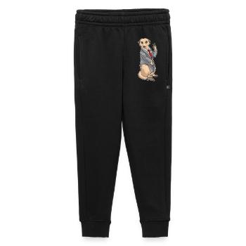 Meerkat Groom Wedding Ring Wedding - Kids’/Teens' Premium Sweatpants - black - Front - AI Model Kid Male (0cm)
