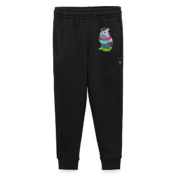 Horse Table Tennis Table Tennis Racket - Kids’/Teens' Premium Sweatpants - black - Front - AI Model Kid Male (0cm)