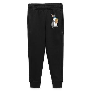 Frites lapin - Pantalon de survêtement enfant/adolescent premium - noir - Devant - AI Model Kid Male (0cm)