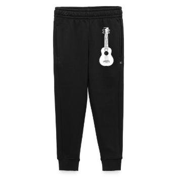 Ukulele Sketch - Kids’/Teens' Premium Sweatpants - black - Front - AI Model Kid Male (0cm)