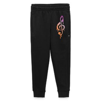 Music clef colour drop - treble clef music - Kids’/Teens' Premium Sweatpants - black - Front - AI Model Kid Male (0cm)