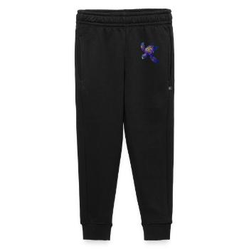 Vibrant Geometric Turtle Art - Kids’/Teens' Premium Sweatpants - black - Front - AI Model Kid Male (0cm)