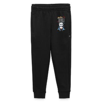 Großer Bruder Panda Superheld - Kinder/Teenager Premium Sweathose - Schwarz - Vorne - AI Model Kid Male (0cm)