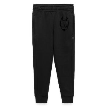 Little Black Dog - Kids’/Teens' Premium Sweatpants - black - Front - AI Model Kid Male (0cm)