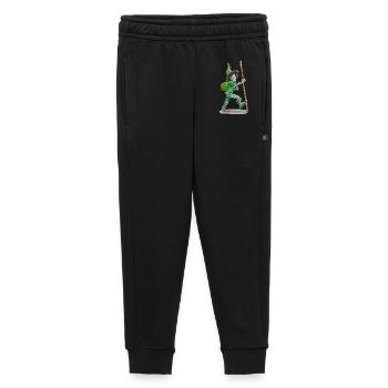 The green wanderer "GreenVagrant" on the move - Kids’/Teens' Premium Sweatpants - black - Front - AI Model Kid Male (0cm)
