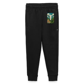 Christ the Redeemer Statue in Tropical Setting/Rio - Kids’/Teens' Premium Sweatpants - black - Front - AI Model Kid Male (0cm)