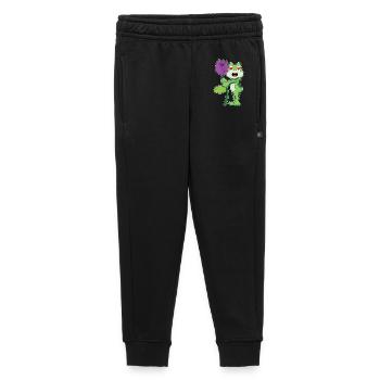 Frog Flower - Kids’/Teens' Premium Sweatpants - black - Front - AI Model Kid Male (0cm)