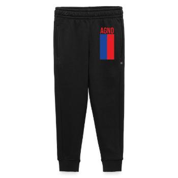 Agno Ticino Souvenir - Pantalon de survêtement enfant/adolescent premium - noir - Devant - AI Model Kid Male (0cm)