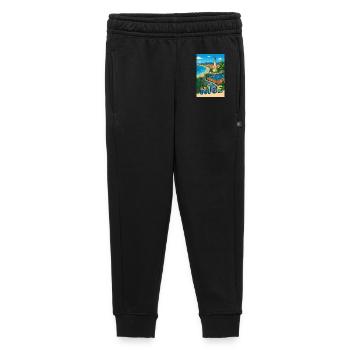 Schöne ikonische Aussicht mit Statue und Meer - Kinder/Teenager Premium Sweathose - Schwarz - Vorne - AI Model Kid Male (0cm)
