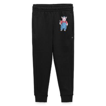 Schwein Mechaniker Schraubenschlüssel Werkstatt - Kinder/Teenager Premium Sweathose - Schwarz - Vorne - AI Model Kid Male (0cm)