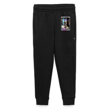 Colorful bird sculpture with punk style - Kids’/Teens' Premium Sweatpants - black - Front - AI Model Kid Male (0cm)