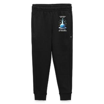 Cooldown aktiv – Reaktion läuft | Chemie - Kinder/Teenager Premium Sweathose - Schwarz - Vorne - AI Model Kid Male (0cm)