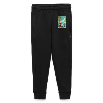 Retro Glamour & Muscle Car R01 - Kids’/Teens' Premium Sweatpants - black - Front - AI Model Kid Male (0cm)